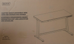 SALE OUT. Electric Height Adjustable Desk | 72 - 121 cm | Maximum load weight 50 kg | Metal | White | 24 month(s) | DAMAGED PACKAGING