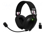 Wireless headphones with microphone | FUKIYA | black | 20Hz&divide;20kHz
