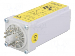 Timer | 0,25s&divide;12min | DPDT | 24VDC/8A,250VAC/8A | 230VAC | socket | IP20