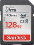 SanDisk Ultra SDXC 128GB 140 MB/s UHS-I klass 10