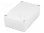 Enclosure: multipurpose | X: 80mm | Y: 125mm | Z: 40mm | aluminium | IP67