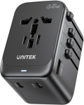 Unitek P1122ABK01 Ładowarka podr&oacute;żna EU/US/UK/AUS PD 65 W