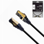 Gembird PP8-LSZHCU-BK-1M S/FTP Cat.8 Patch Cord 1m / black