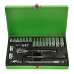 24 TK 1/4" Padrunv&otilde;tmete ja otsikute komplekt DS1336