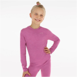 Bielizna dziecięca VIKING Flam Kids Set Merino r&oacute;żowa   116/128