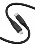 Cable swissten  Swissten Soft Silicone USB-C - Lightning 30W Datu un Uzlādes vads 0.4m (8595217487703)