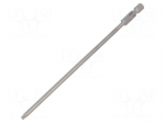 Screwdriver bit | Torx&reg; | TX15 | Overall len: 150mm