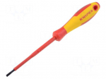 Screwdriver | insulated | slot | 3,5x0,6mm | Blade length: 100mm