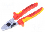 Cutters | Pliers len: 165mm | Conform to: EN 60900 | 50mm2 | 1kVAC