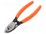 Pliers | side,cutting | forged,PVC coated handles | industrial