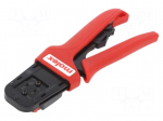 Tool: for crimping | terminals | 18AWG,24AWG&divide;22AWG