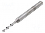 Drill bit | PCB | &Oslash;: 1.5mm | carbon steel | 1/8" (3,175mm)