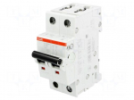 Circuit breaker | 400VAC | Inom: 16A | Poles: 2 | DIN | Charact: C | 10kA