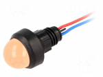 Indicator: LED | prominent | 12VDC | 12VAC | Cutout: &Oslash;13mm | IP40