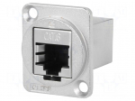 Coupler | FT | Cat: 6 | shielded | Layout: 8p8c | RJ45 socket,both sides