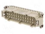 Connector: HDC | contact insert | male | DE | PIN: 24 | 24+PE | size D24B