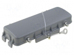 Protection cover | Han | size 24B | for double latch | metal