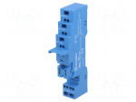 Socket | PIN: 5 | 10A | 250VAC | Mounting: DIN | Leads: spring clamps