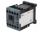 Contactor: 4-pole | NC + NO x3 | 24VDC | 10A | DIN,on panel | 3RH20
