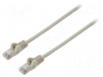 Patch cord | SF/UTP | 5e | stranded | CCA | PVC | grey | 30m | 26AWG