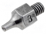 Nozzle: desoldering | 1.2x2.5mm | for WEL.DS80 desoldering iron