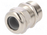 Cable gland | with long thread | PG16 | IP68 | Mat: brass