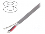 Wire | Alpha Essential C&C | 4x22AWG | Al foil | PVC | dark grey | 300V