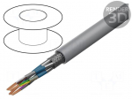 Wire | LiYCY-CY | 4x2x0,14mm2 | PVC | grey | 350V