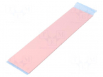 Tape: heat transfer | W: 50mm | L: 200mm | Thk: 2mm | 3W/mK | silicone