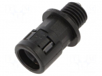 Straight terminal connector | Thread: metric,outside | PMAFIX VND