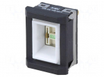Switch: push-button | Pos: 2 | SPDT | 0.01A/28VAC | 0.01A/28VDC | ON-ON