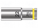 Socket | 6-angles,socket spanner | HEX 22mm | 1/2" | 8790 HMC Deep