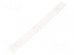 Tape: heat transfer | W: 25mm | L: 240mm | Thk: 0.5mm | 3W/mK | white | UL94