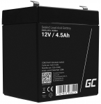 Green Cell AGM VRLA 12V 4.5Ah maintenance-free battery for UPS units