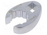 Wrench: ring half-open | 22mm | L: 55mm | Chrom-vanadium steel | 1/2"