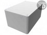 Enclosure: multipurpose | X: 80mm | Y: 120mm | Z: 59mm | 1590W | aluminium