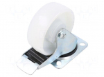 Transport wheel | &Oslash;: 100mm | W: 36mm | H: 128mm | torsional with lock
