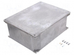 Enclosure: multipurpose | X: 315mm | Y: 410mm | Z: 150mm | aluminium