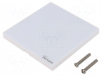 Touch switch | in mounting box | 100&divide;240VAC | TX | -10&divide;40&deg;C | white