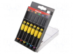 Screwdriver: precision-set | precision | Phillips,slot,Torx&reg;