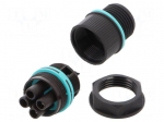 Connector: AC supply | screw terminal | female | TH387 | 17.5A | 500V