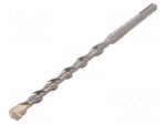 Drill bit | for concrete | &Oslash;: 12mm | L: 210mm | metal | SDS-Plus&reg; | PRO 4