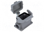Enclosure for connectors: HDC | size 6B | Han | IP65 | with latch