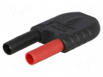 Adapter | Equipment: banana plug-K plug adapter | 60VDC