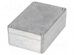 Enclosure: multipurpose | X: 64mm | Y: 98mm | Z: 34mm | aluminium | gasket
