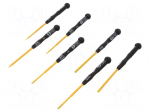 Screwdriver: precision-set | insulated | slot | ESD | 7pcs.