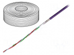 Wire: data transmission | chainflex&reg; CFBUS.PUR | 4x2x0.15mm2 | Cu