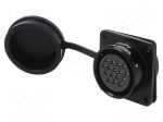 Connector: circular | socket | female | PIN: 16 | IP67 | SA28 | 10A | 500V