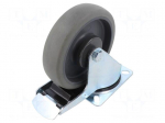 Transport wheel | &Oslash;: 160mm | W: 40mm | H: 195mm | torsional with lock