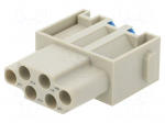 Connector: HDC | module | female | 16A | 500V | Han-Modular&reg; | PIN: 6